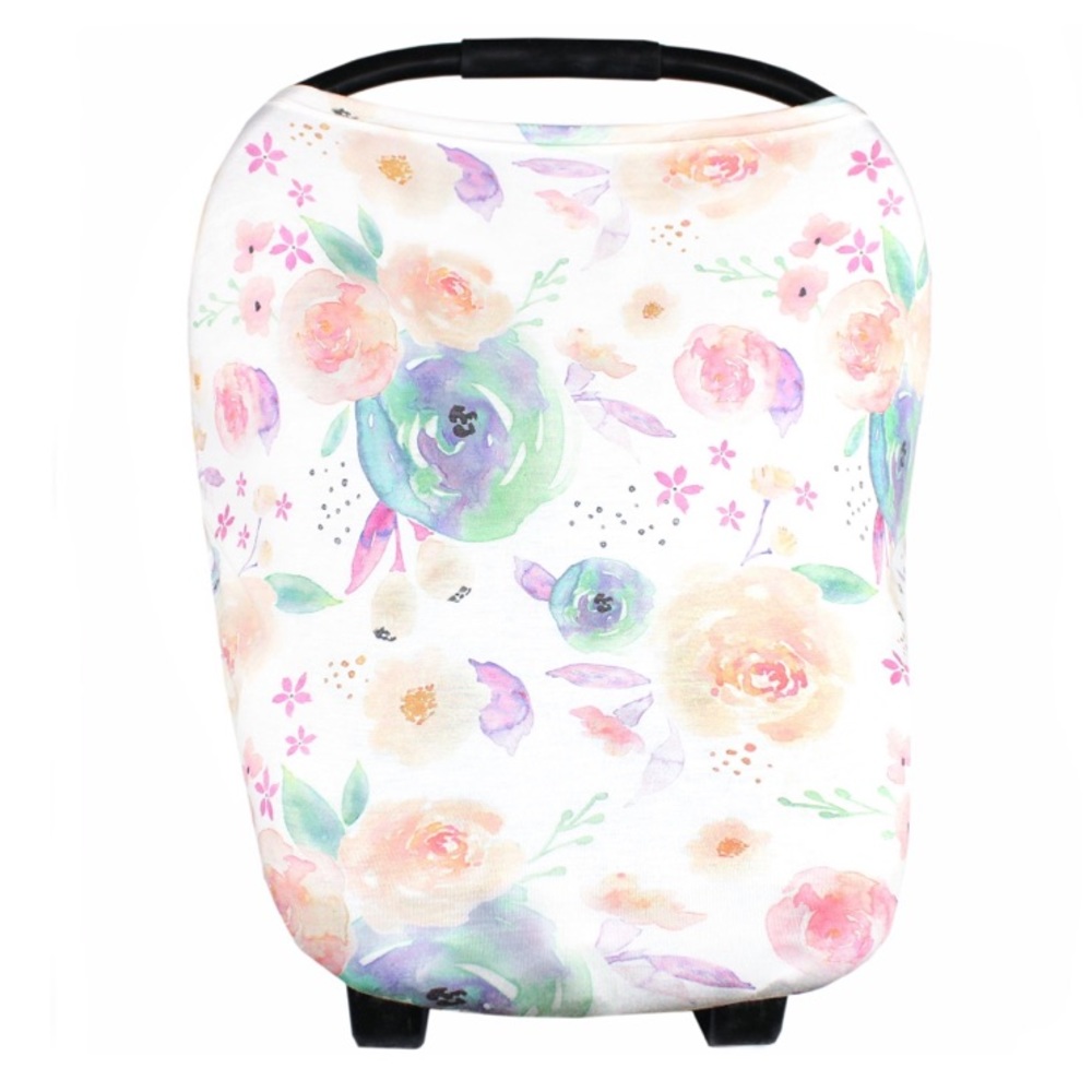 Copper pearl bloom multi use baby cover.